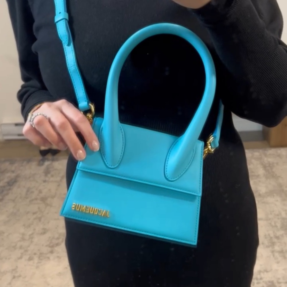 SOLD Brand New!!! Jacquemus Le Chiquito Moyen in Turquoise